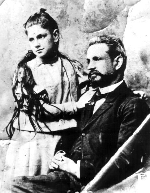 F Ferrer met dochter Trinidad