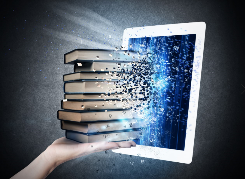 Ipad en boek shutterstock