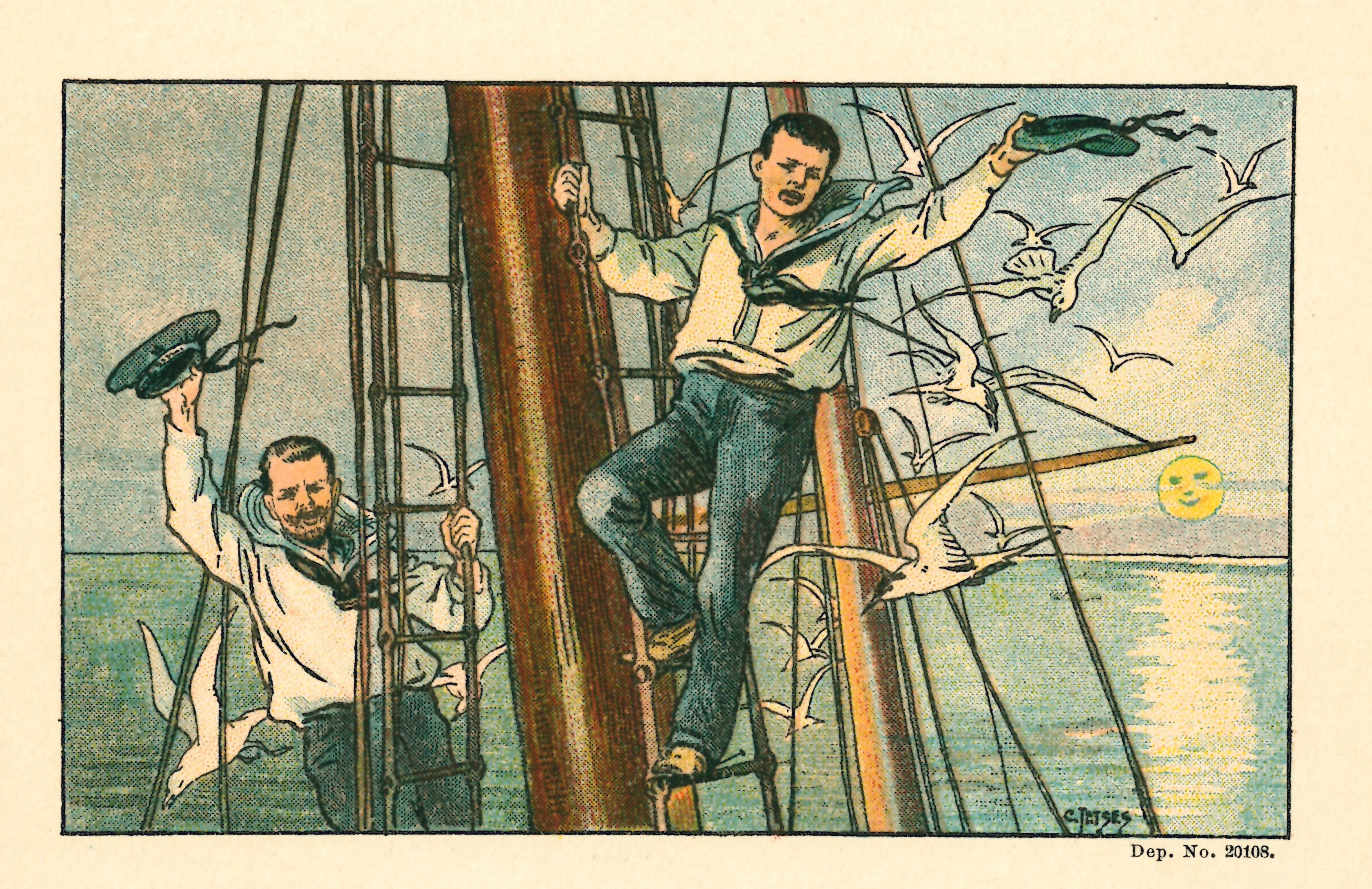 Jetses zelfportret matroos