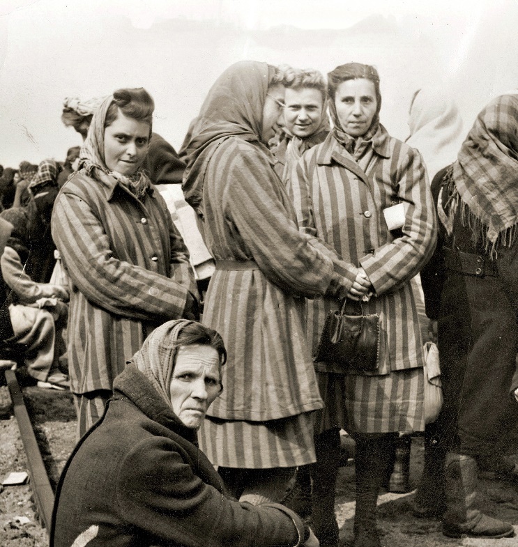 Archiefbeeld vrouwen in Ravensbruck