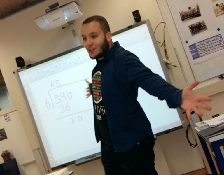 Bilal Majdoubi voor de klas