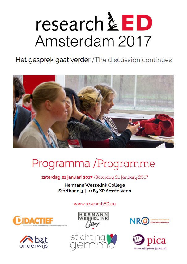 programmaboekje ResearchED