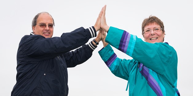 Hugo van der Graaf en Hanneke Diets