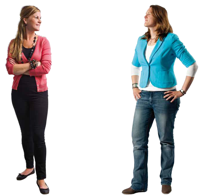 lotte de beijer en Petra Oudejans