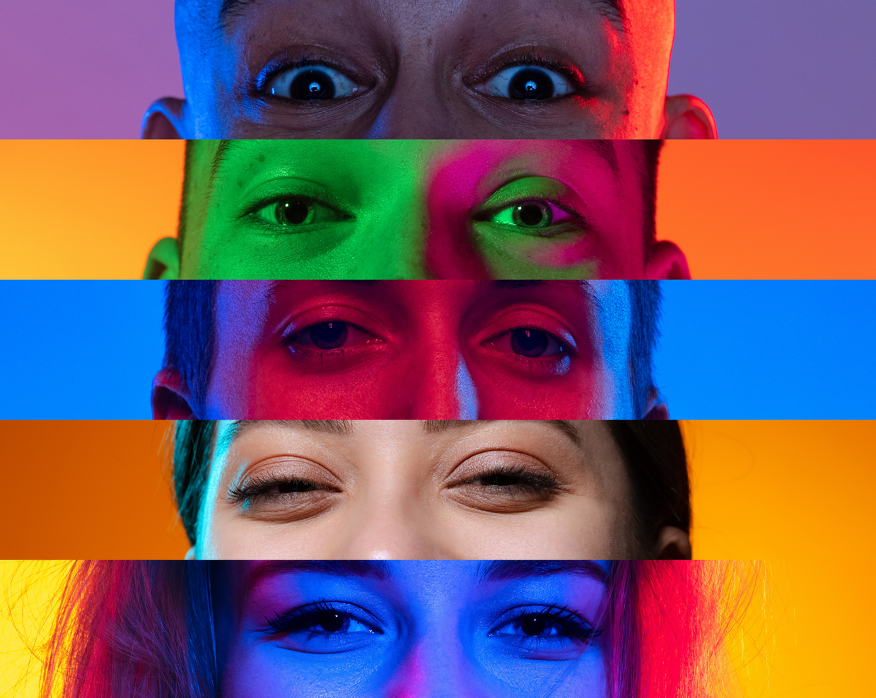 C shutterstock 2125398755 diversiteit vijf portretten