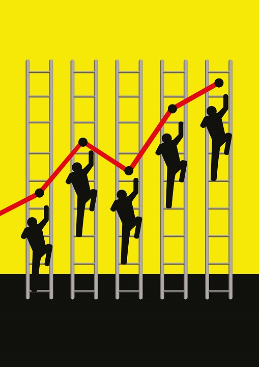 Ladder groei ontwikkeling professionaliseren C shutterstock warrens oz