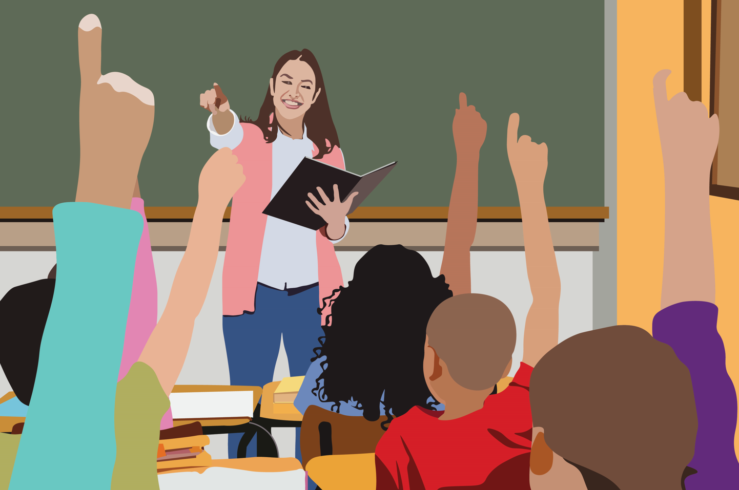 C shutterstock 2267677323 juf vraag vingers