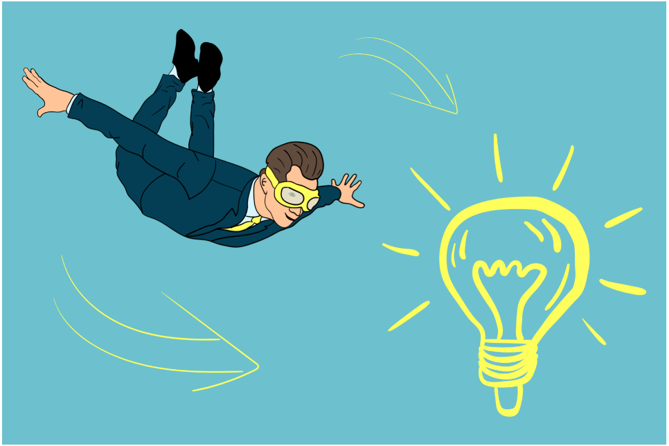 Zakenman innovatie lamp shutterstock